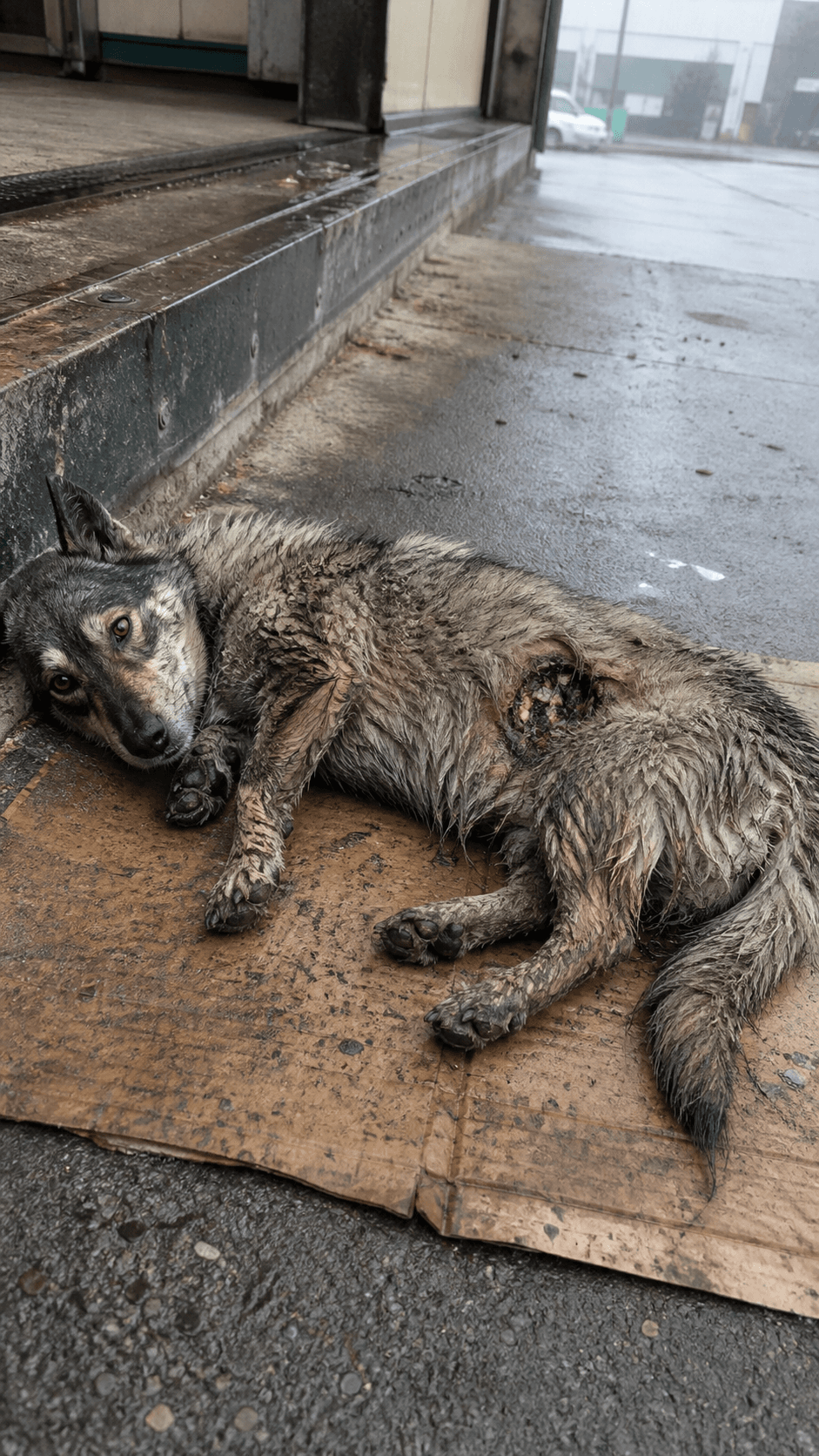 Nearly impossible recovery of young street dog with two deadly