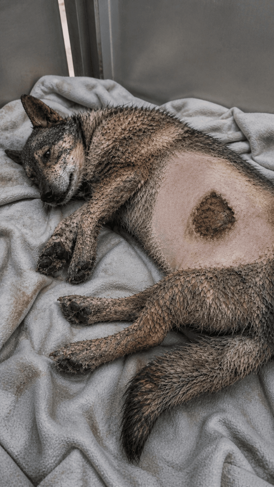 Nearly impossible recovery of young street dog with two deadly Completion phase · recovery confirmed